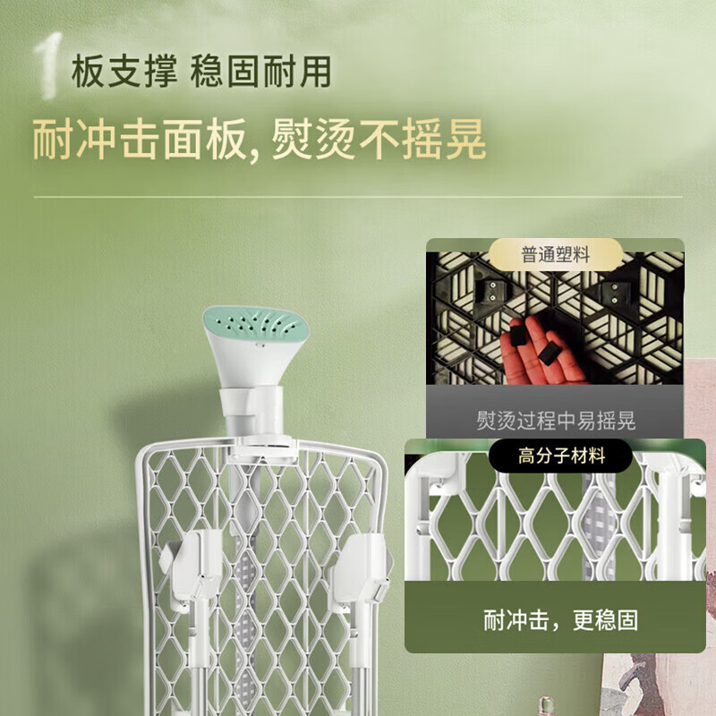飞利浦(PHILIPS)蒸汽挂烫机家用小型熨烫机家用挂式电双杆带烫衣板 电熨斗烫衣服神器手持STE3051/78高清大图