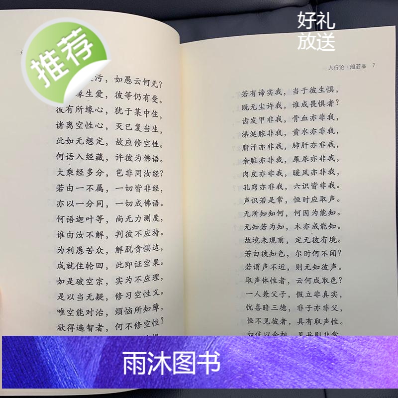 《般若品释·净水如意宝》般若(6)益西彭措堪布著 高清16大开本高清大图