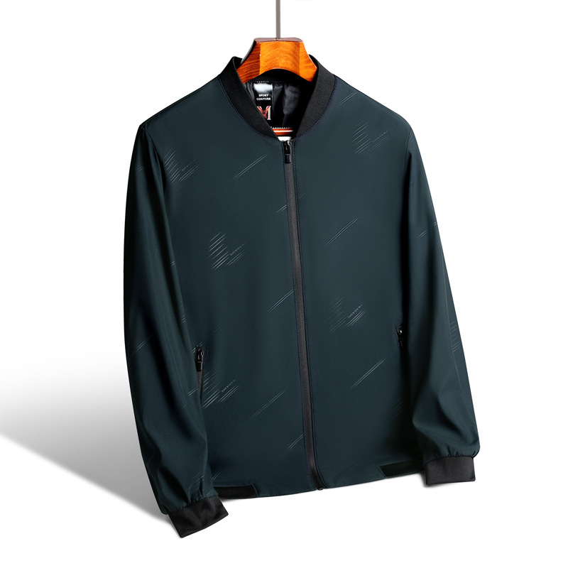 爸爸外套春秋装上衣中年男士新款秋季衣服中老年爷爷装休闲夹克杉