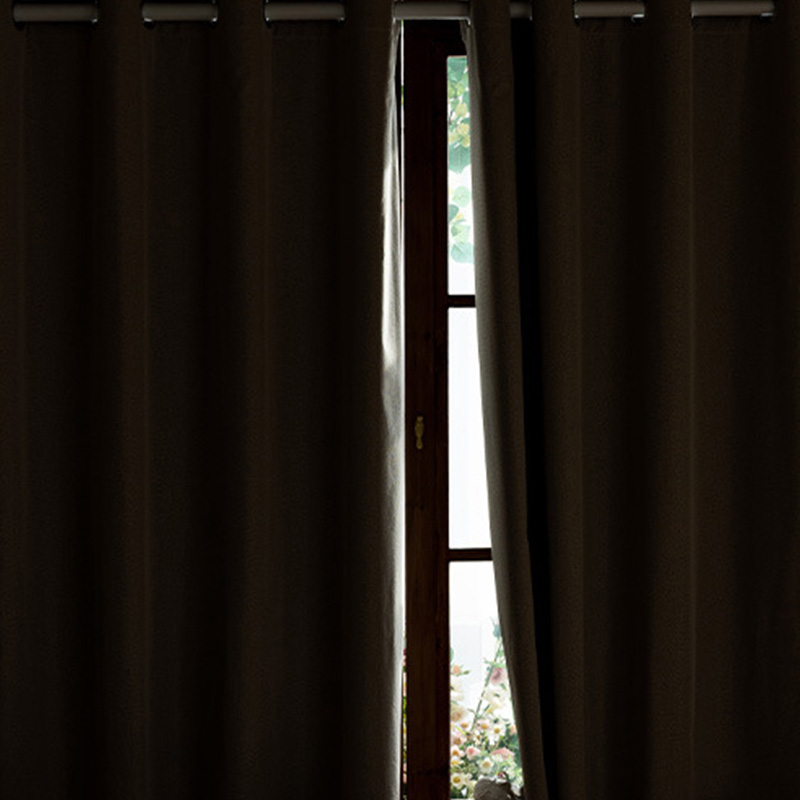 天空桥 仿麻窗帘 定制 平方米高清大图