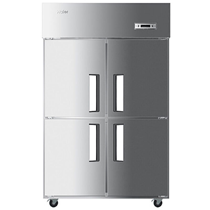 海尔(Haier)SL-1020C2D2不锈钢四门商用厨房冰箱冰柜双温冷藏冷冻饭店冷柜