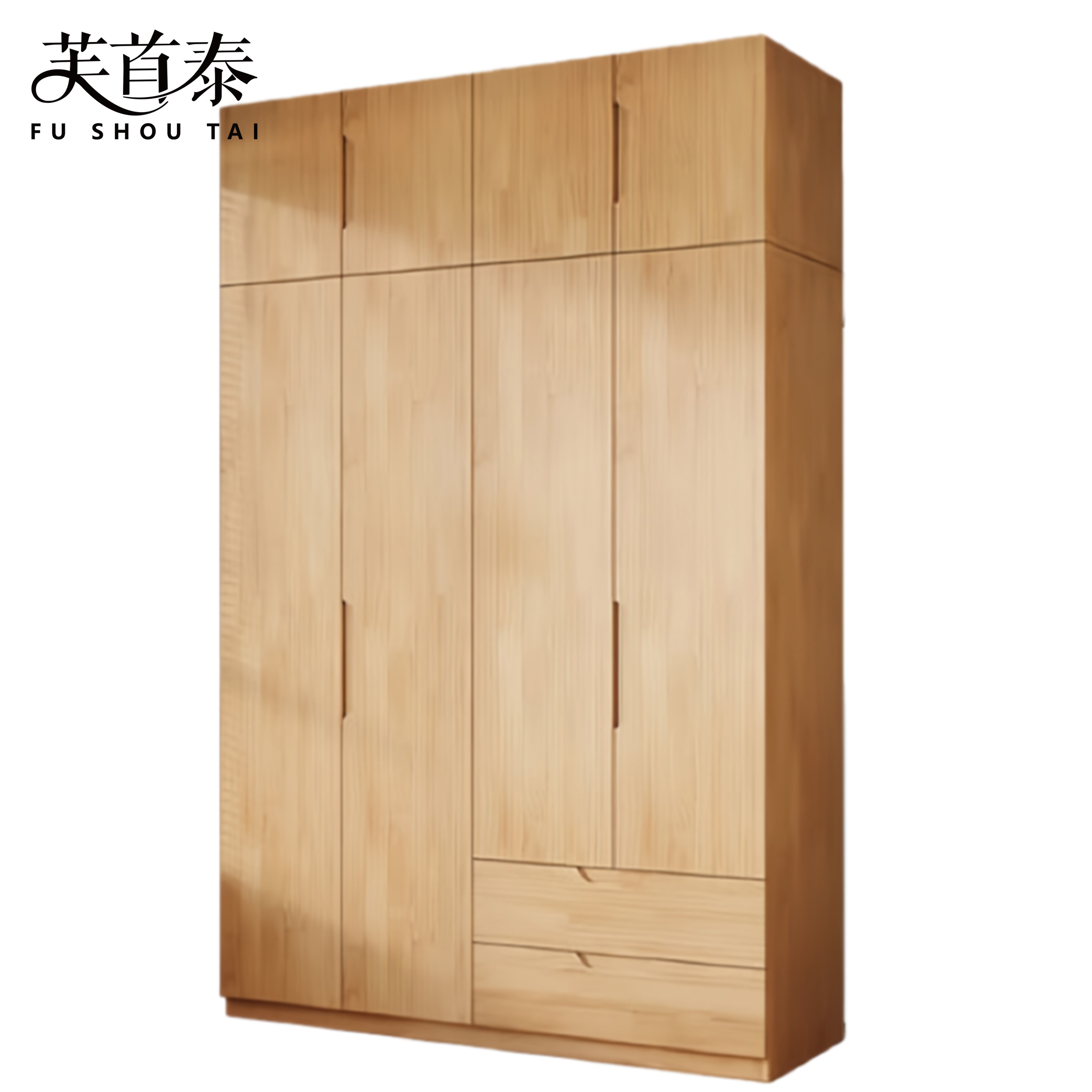 芙首泰衣柜双抽含顶柜1400*600*2500mm套高清大图