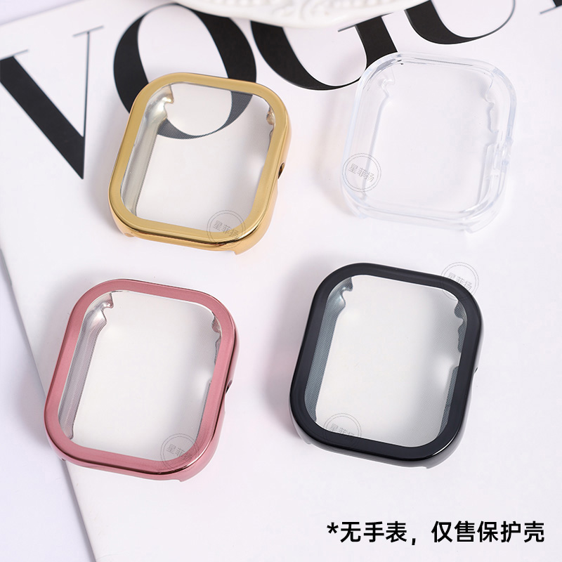 适用新款红米watch6保护壳redmi5钢化防摔保护壳膜一体Redmi4手表5代全包钢化膜表盘防刮摔智能运动3264