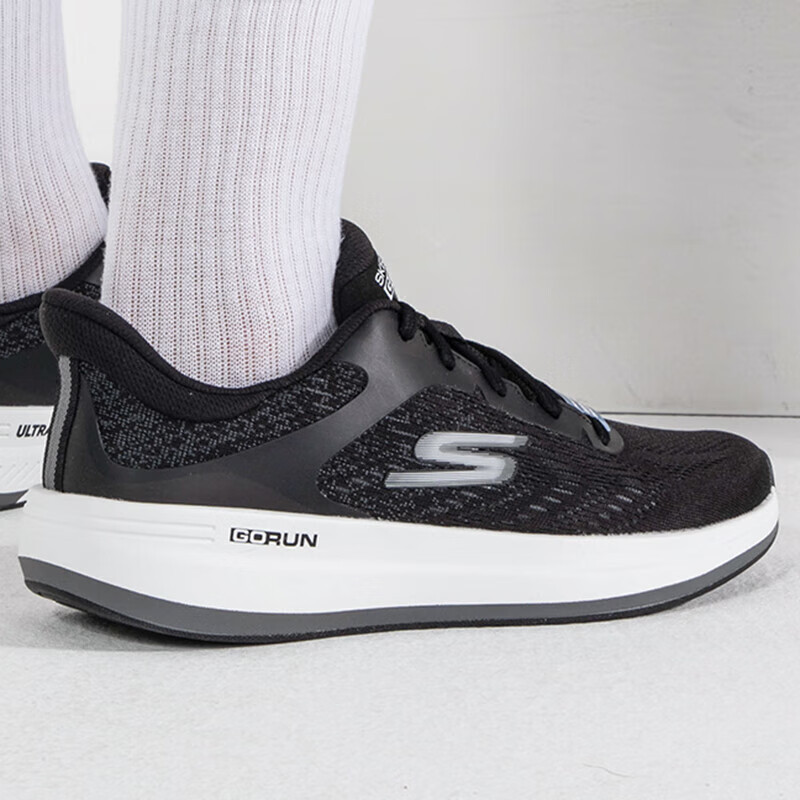 斯凯奇skechers男鞋2023新款秋季休闲鞋舒适透气跑步鞋训练耐磨运动鞋