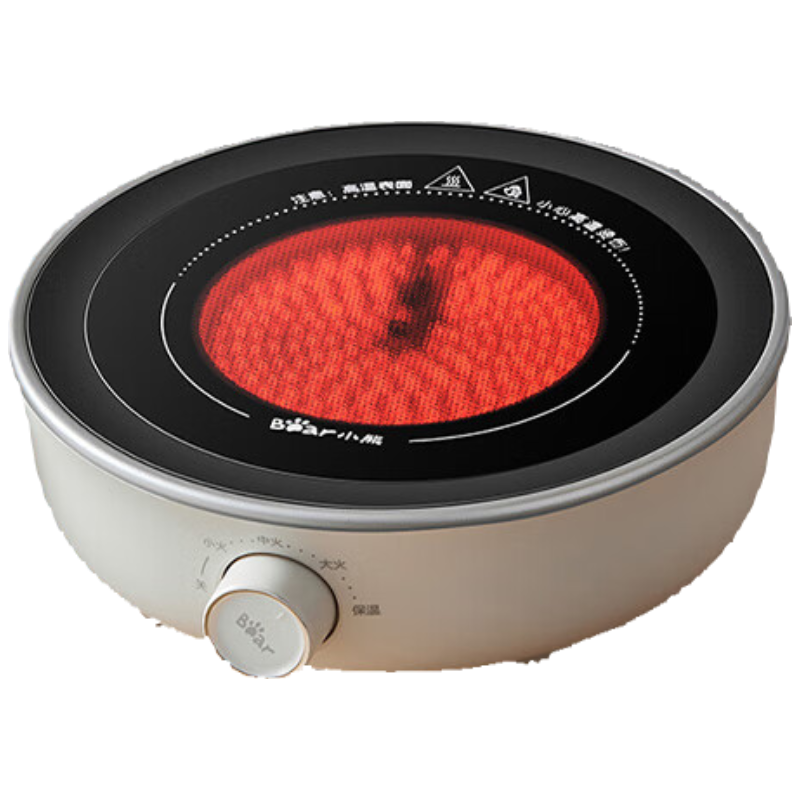 小熊多功能电陶炉精准控温大功率快速加热防干烧安全设计电陶炉 DTL-J13N3-P01