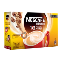 雀巢 雀巢咖啡1+2奶香速溶咖啡粉2包组合30条*15g*2盒雀巢咖啡