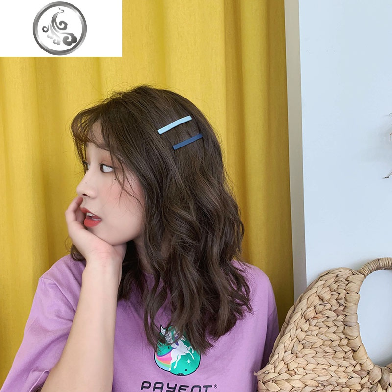 发夹后脑勺头饰头发夹子网红碎发顶夹简约风一字夹气质发卡刘海jimi