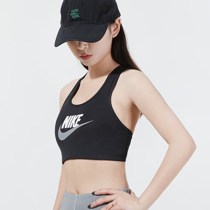 耐克(NIKE)女款夏季黑RA运动文胸健身跑步瑜伽透气背心女DM0580DM0580-010L_1684