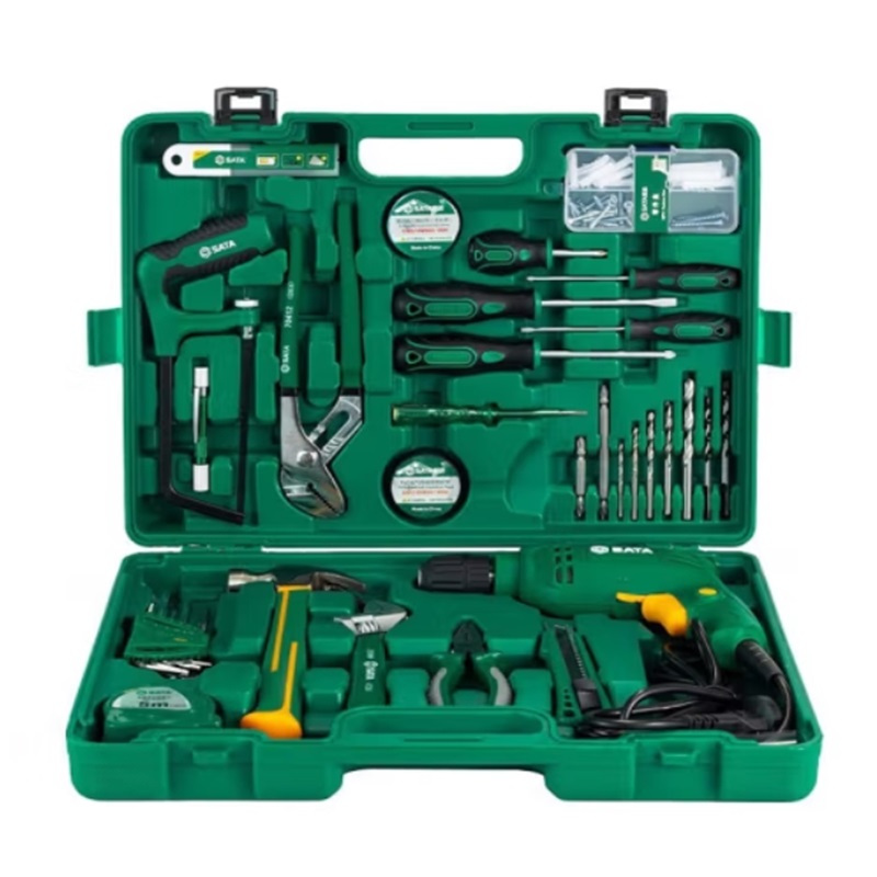 世达(SATA)劳保组合工具世达05156(套)58件建筑安装家用工具箱