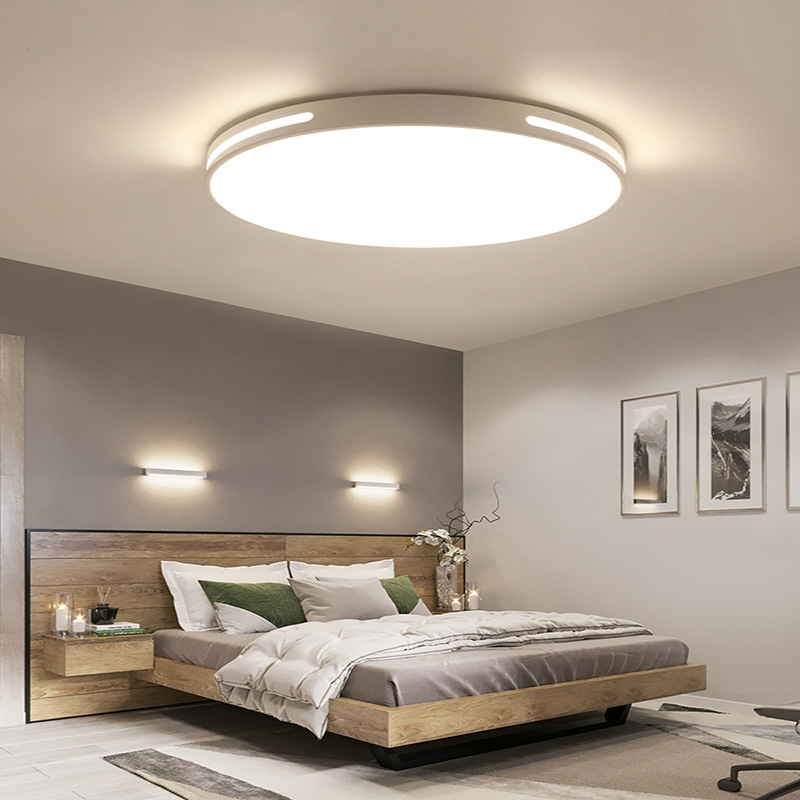 超薄led吸顶灯现代简约北欧卧室灯房间阳台书房过道走廊圆形灯具
