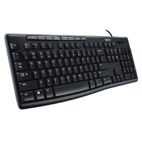 罗技（Logitech）K200 键盘 有线键盘 办公键盘 全尺寸 黑色