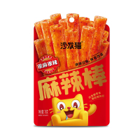 沙发猫 麻辣棒75g*3袋装(很麻很辣) 辣条零食小吃大儿时怀旧面筋麻辣味休闲食品