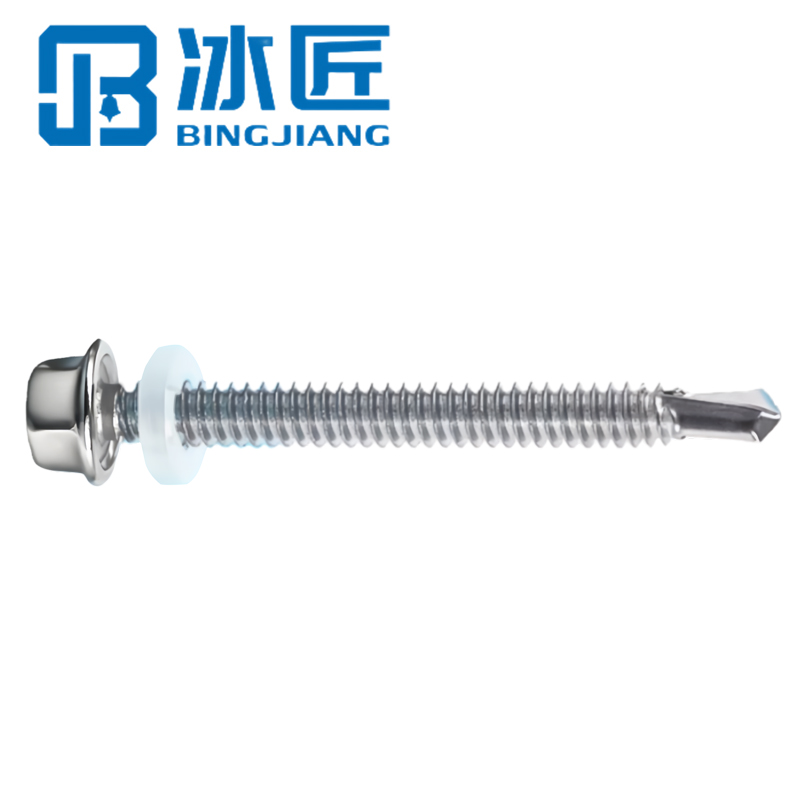 冰匠 304不锈钢外六角钻尾螺钉 袋高清大图