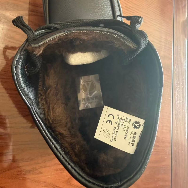 雅霖服冬季防寒皮鞋9911 双高清大图