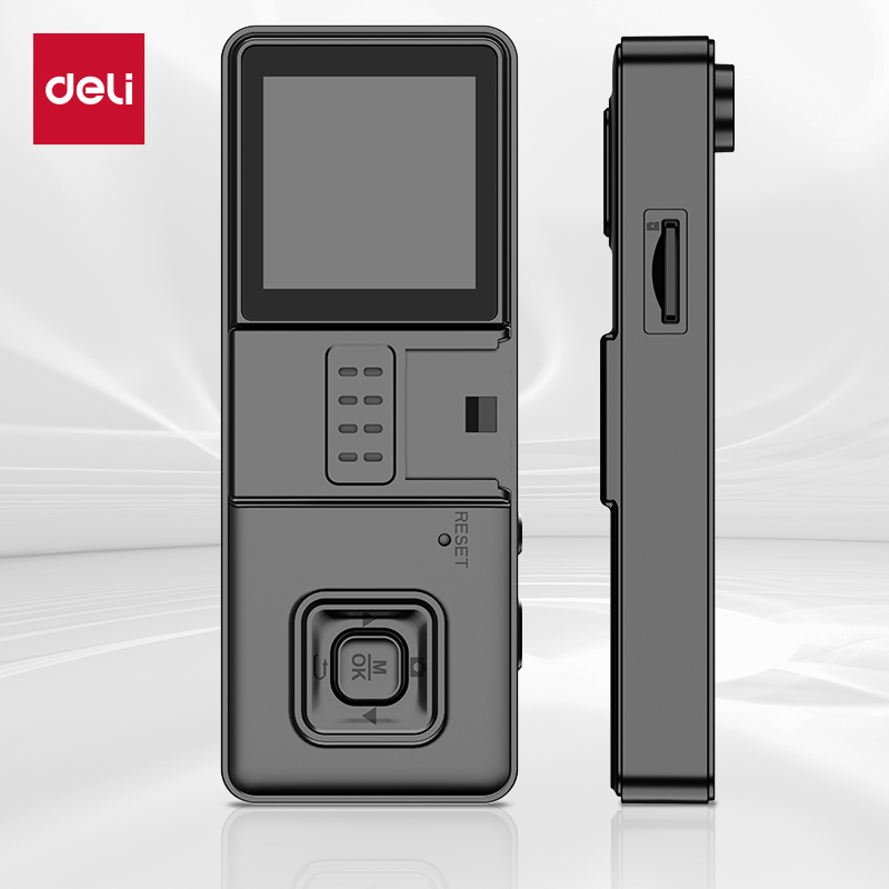 得力DSJ-DLQP3 胸牌式高清音视频作业记录仪内置128G