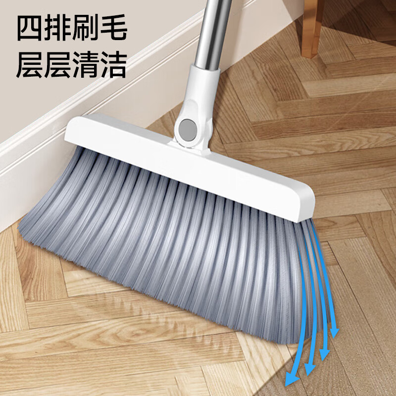 五月花扫把簸箕两件套可站立防风梳齿型簸箕扫把搓斗组合高清大图