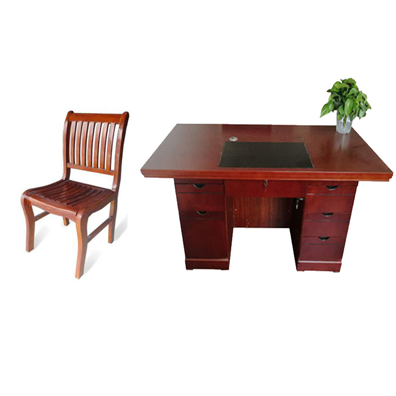 卡里鳄教师办公室办公用桌带靠背办公桌椅klebgz274学校办公桌椅老师