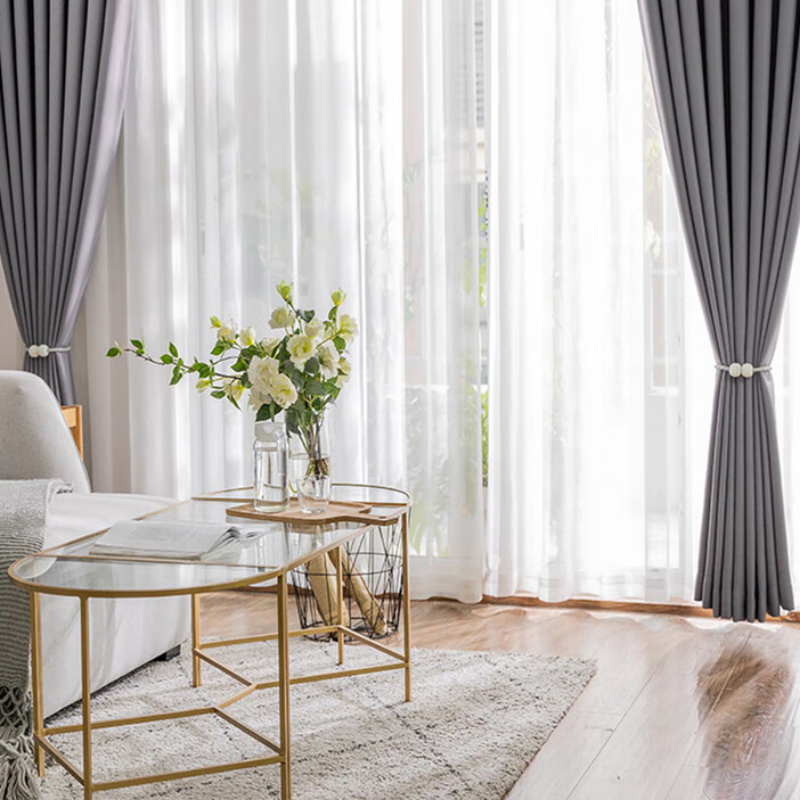 明壹行 MYX-CL626 1m*1m 涤纶遮光布帘 1.00 米/个 (计价单位:个) 灰色高清大图