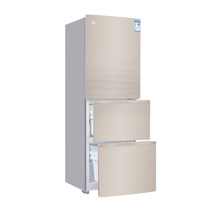 晶弘冰箱BCD-301WETG/浮光金高清大图