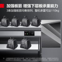 德玛仕DEMASHI保温售饭台快餐保温台保温餐车两格DMS-SFT8070[304不锈钢][带份数盘]