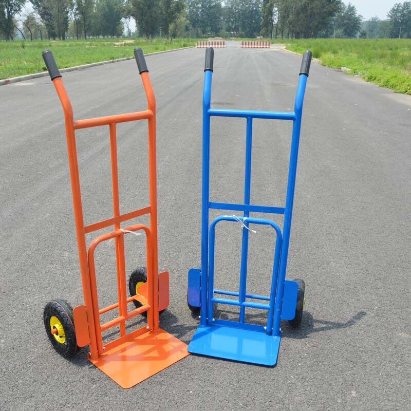 两轮手推车搬运车老虎车小推车载重王手拉车推货车大轮老虎车