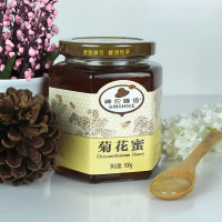 神农蜂语野菊花蜂蜜500g瓶装神农架野生土蜂蜜纯净天然农家自产蜂巢蜜1斤