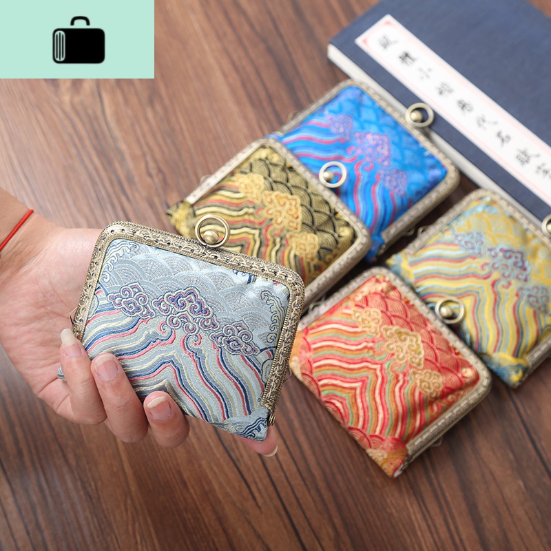 信用卡套薄款超薄公交饭卡创意中国风放银卡包女式防磁防盗刷收纳NEW LAKE女士钱包/卡包 黑色二十卡位