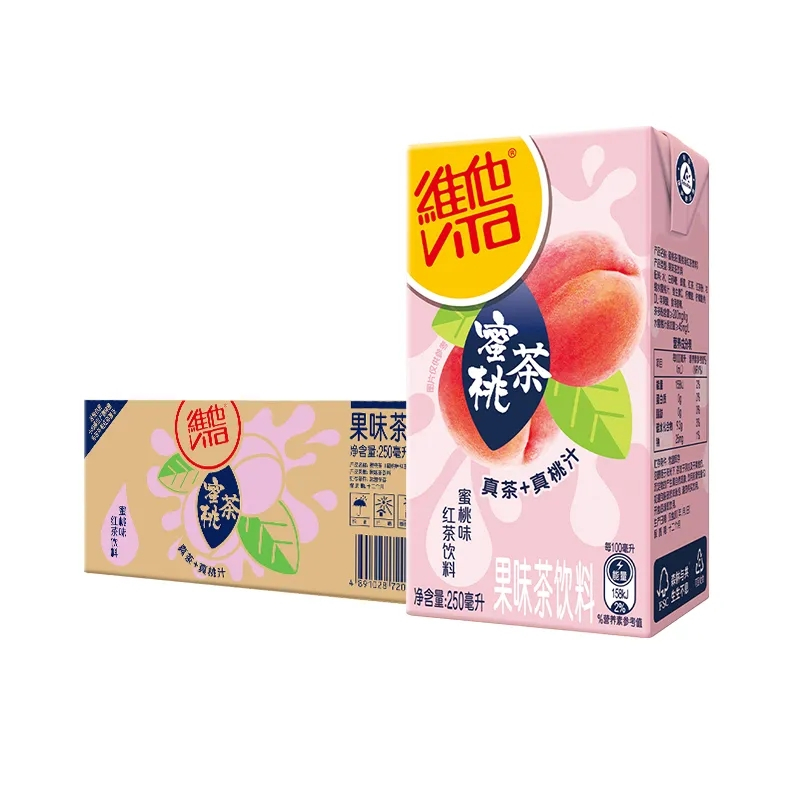 维他 蜜桃茶 250ml*24盒 -整箱