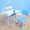 运输破损包补发儿童学习桌椅佩奇熊出没汪汪队床边练写字读书桌 带矫正器 X款式全图版-汪汪队-蓝色