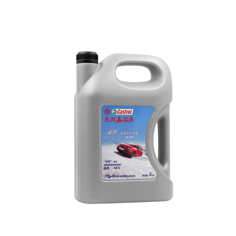 东风嘉实多 凌浚 有机型(OAT) 发动机长效防冻液 冷却液 -46℃ 蓝绿色 4KG