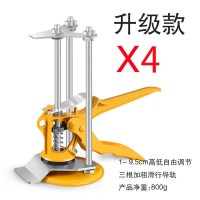 瓷砖工具大全瓦工贴瓷砖工具辅助铺地板墙砖定位瓷砖升降调平器高低顶高调节器 【升级款】3柱定位器4个装_132