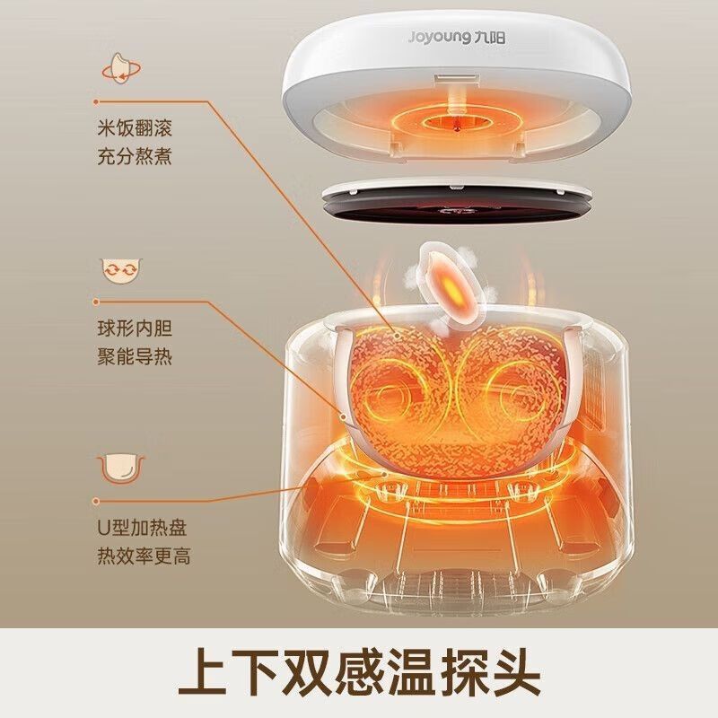 九阳小巧容量微压电饭煲F-20FY2高清大图