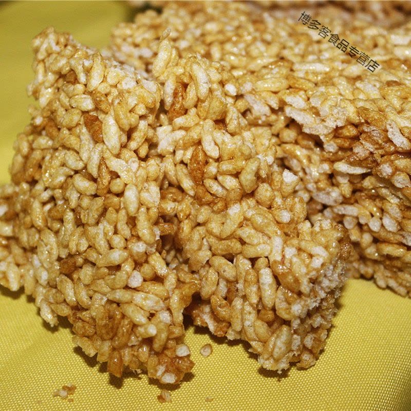 红糖米花糖16块/袋爆米花糖酥脆糖糤8090后怀旧儿时年货零食图片