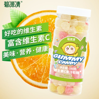 2瓶装碧源清维生素C钙锌果汁软糖补充VC钙锌VC360g