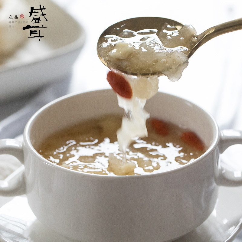 柒小耳冻干银耳羹冲泡即食莲子红枣银耳羹