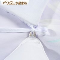 水星(MERCURY) 家纺全棉四件套纯棉清新双人1.8m床单被套杜乐丽花园