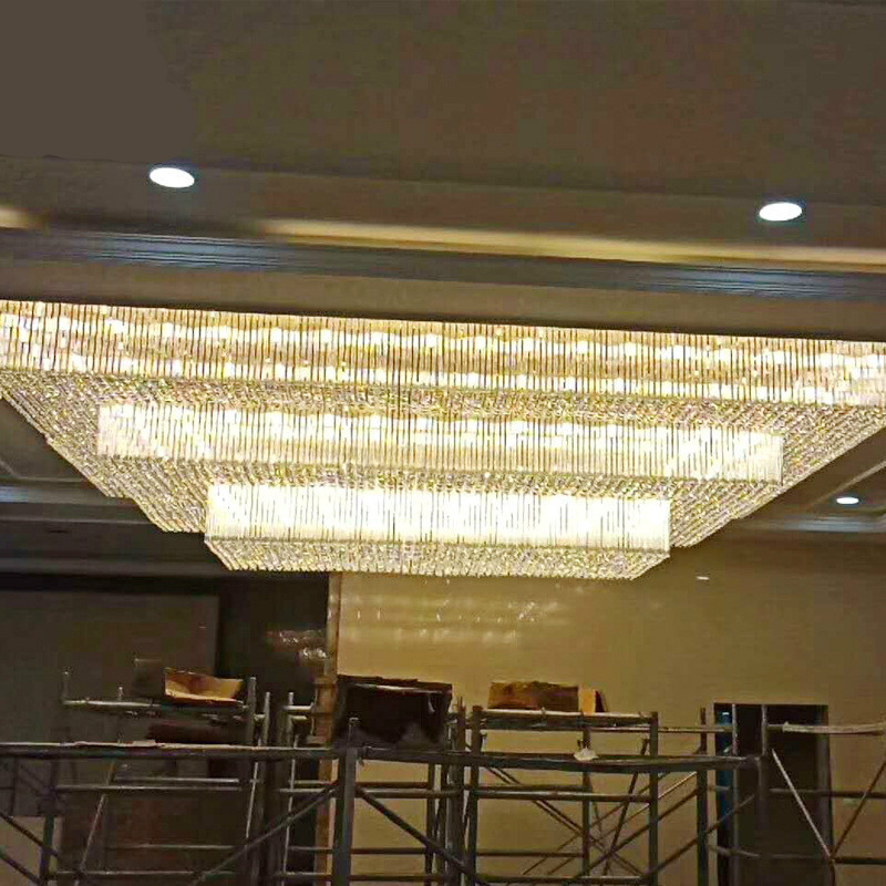 定制酒店工程灯会所别墅客厅灯会所KTV大堂水晶灯非标led灯具灯饰