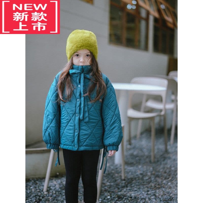 可莉允 女童冬季外套2022新款保暖儿童时髦可爱棉袄宝宝丝绵棉服图片