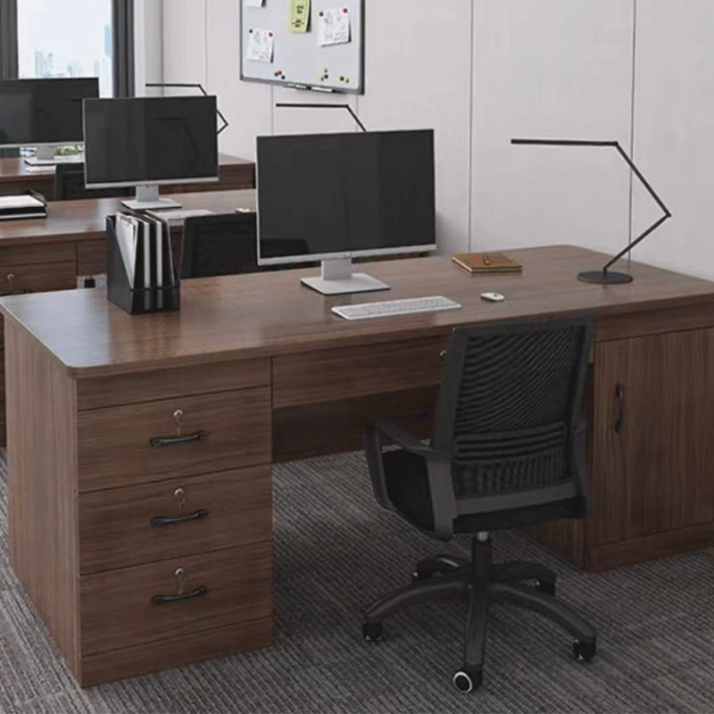 华夏京铁城 办公桌 1.4*0.6*0.75m 张高清大图