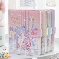 可爱少女心手账本 简约ins风软皮女生款秘密手帐日记事小笔记本子