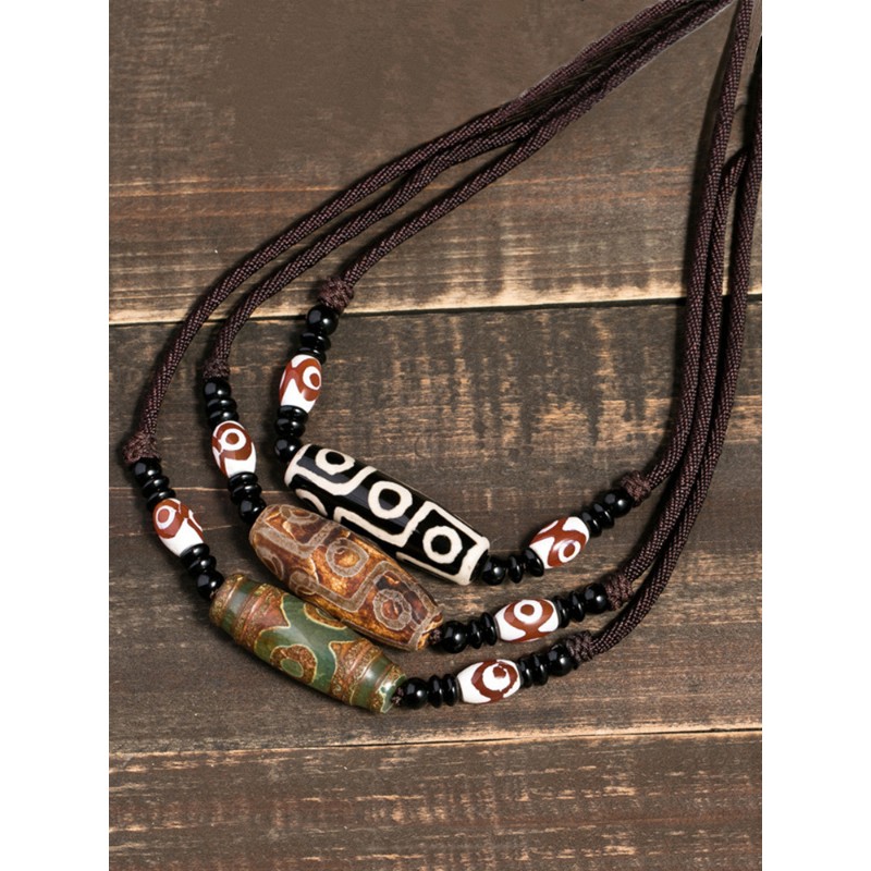 チベットジービーズ・西蔵天珠 至純天珠 夢幻老砿双大人梵字天珠(羊眼