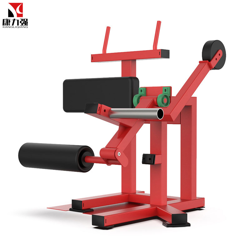 康力强KLQ989商用悍马挂片系列健身房站立式大腿后勾屈腿训练架力量器高清大图