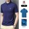 爱曼普正品男士polo衫男中青老棉T恤男印花休闲大码衣服男上衣男