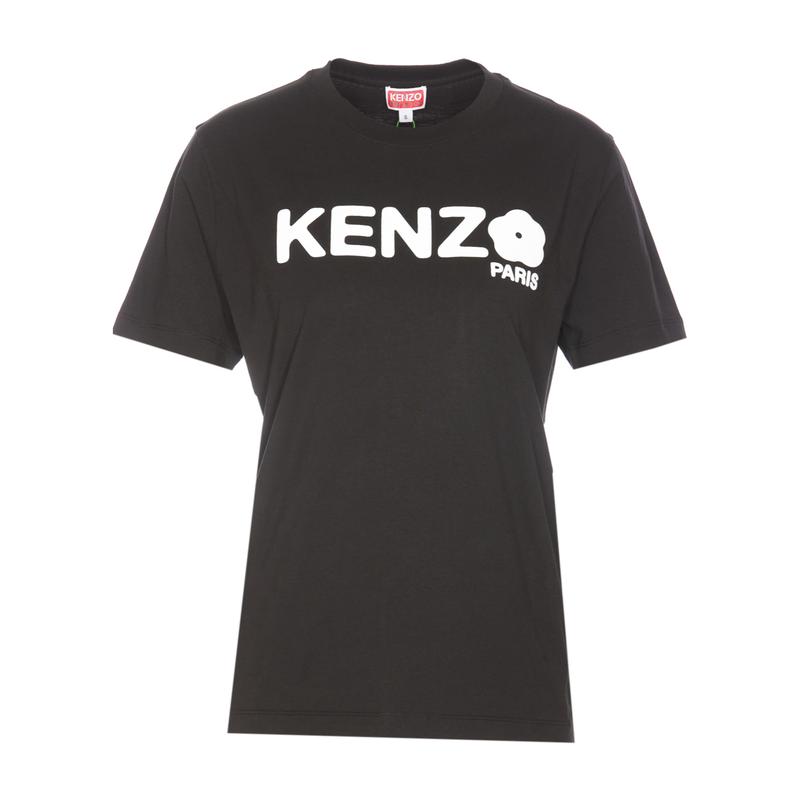 高田贤三(Kenzo)女运动T恤圆领短袖棉质透气舒适休闲百搭女士套头