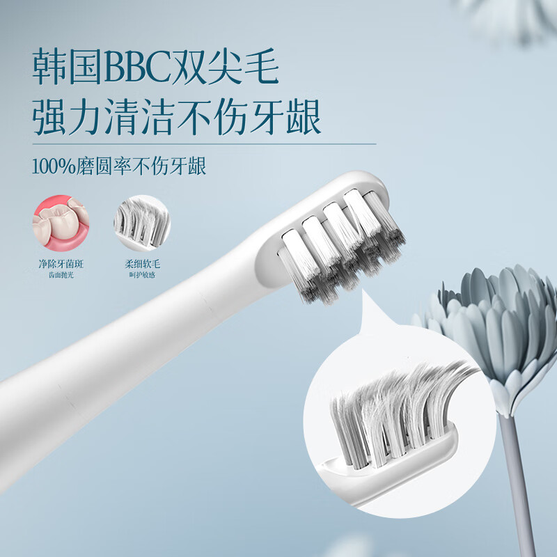 映趣 电动牙刷声波震动成人充电式牙刷软毛防水牙刷情侣套装全身水洗三挡模式调节牙刷T501高清大图