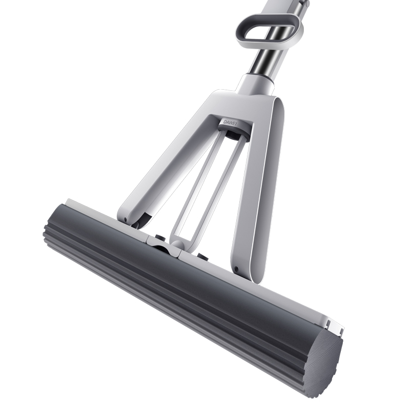 大卫 胶棉拖把加宽加厚M16冰峰白(1杆+2头)