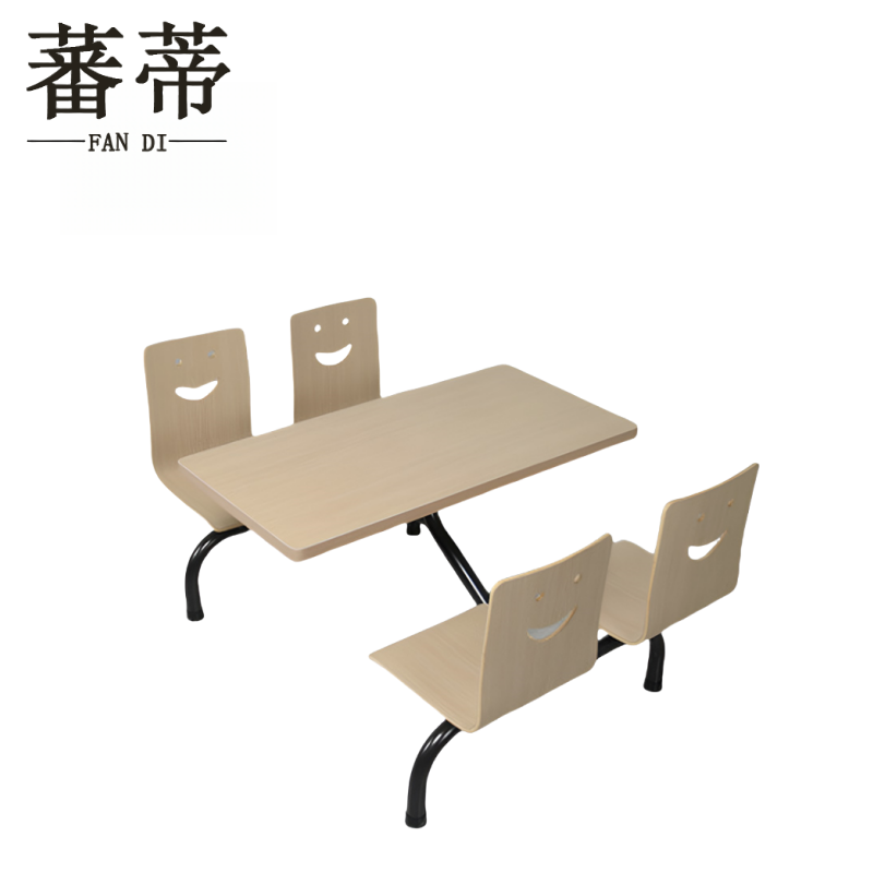 蕃蒂快餐桌120*60*75套高清大图