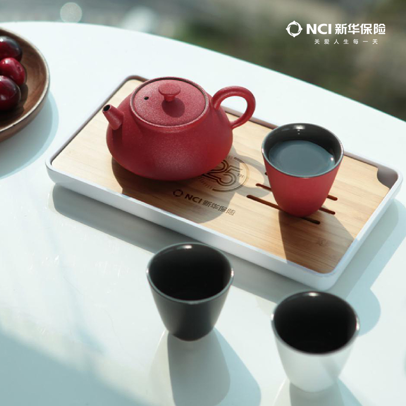 [开门红]陶三彩便携茶具7件套 起订量5