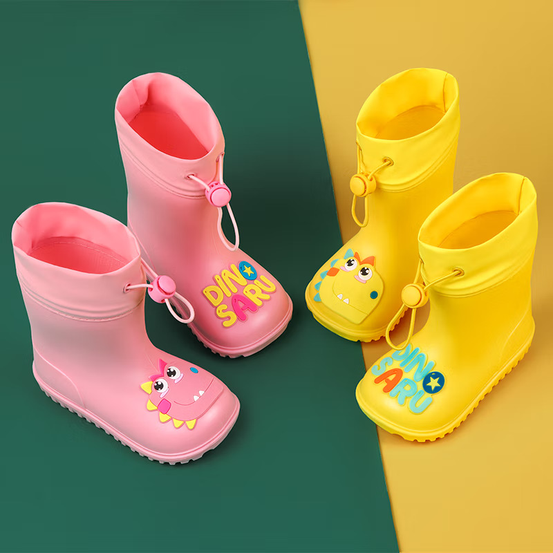 甜甜仔儿童雨鞋男童宝宝防滑雨靴女童学生小童幼儿水鞋防水小孩女款胶鞋高清大图