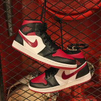耐克Nike Air Jordan 1 Mid AJ1禁穿小脚趾影子灰亡灵节加哥男女鞋情侣篮球鞋 554724-066